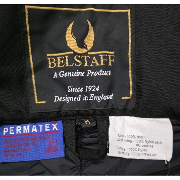 Belstaff Typhoon Pants A2756 BLK Motorcycle Pants Size M Permatex Cordura #0203 - Picture 3 of 11